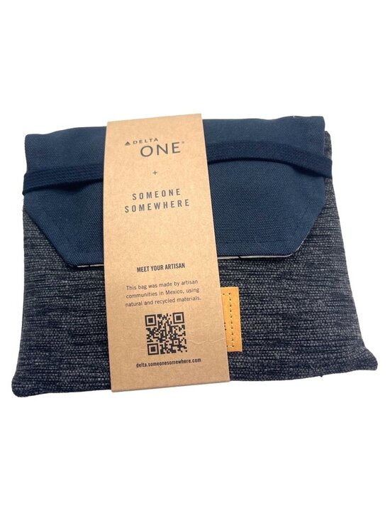 Delta, Someone Somewhere Handbags - Delta One Travel Amenity Kit Someone Somewhere Includes Eye Mask Socks 71g
